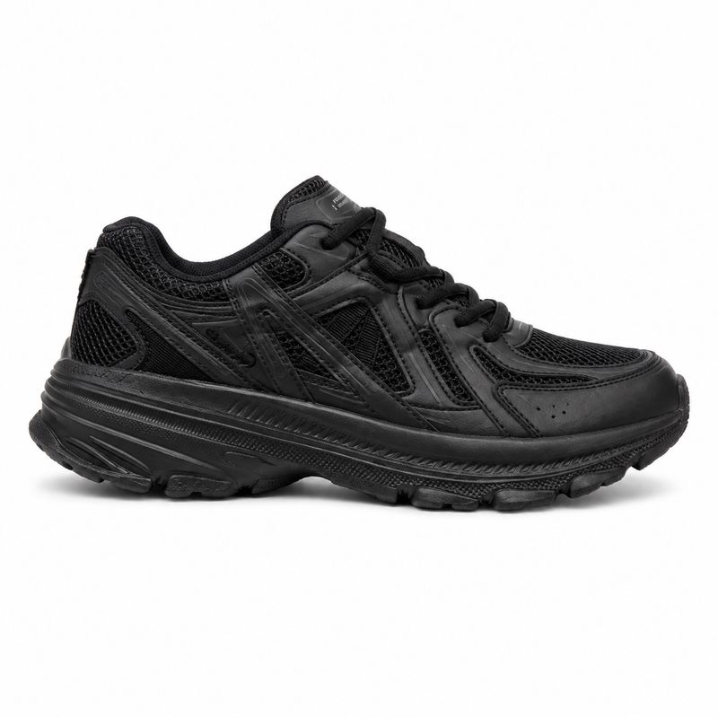 Skechers Men's Chunky Mesh Running Sneakers – Triple Black — image 1