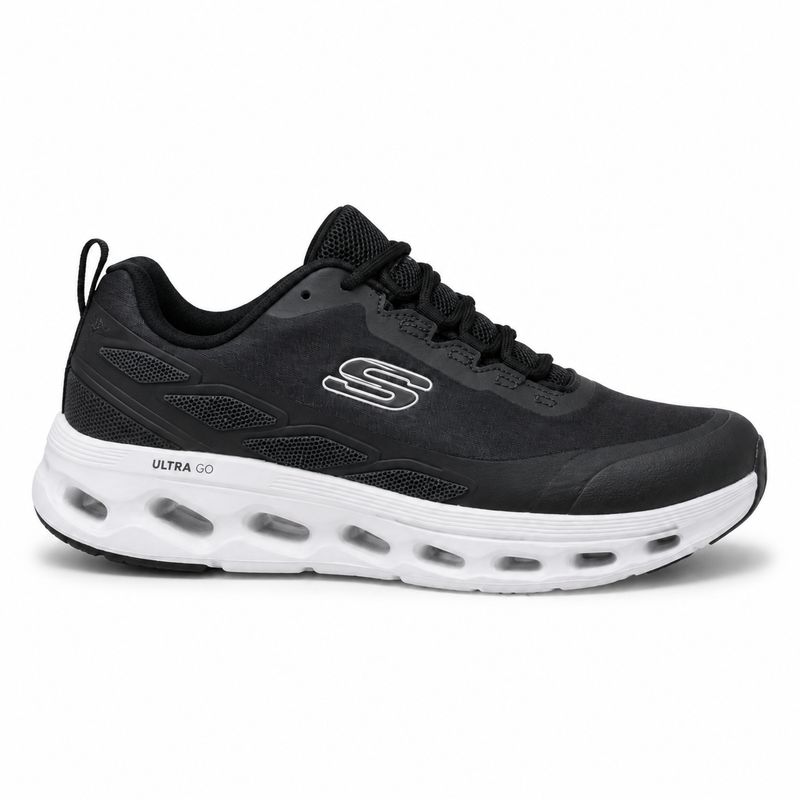Skechers Ultra Go Pod-Sole Running Shoe – Black / White — image 1