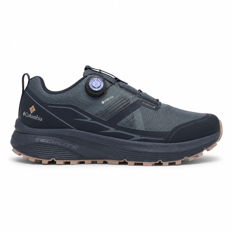 Columbia Techlite Gore-Tex Quick-Dial Trail Shoes – Dark Olive / Black – image 2
