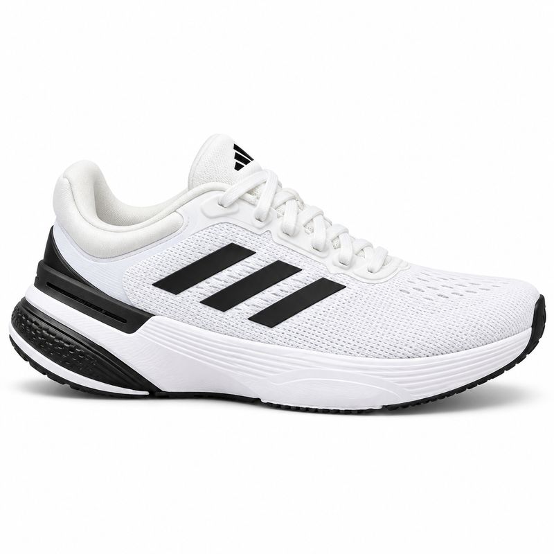 adidas Cushioned Road Running Shoes – Cloud White / Core Black – image 1