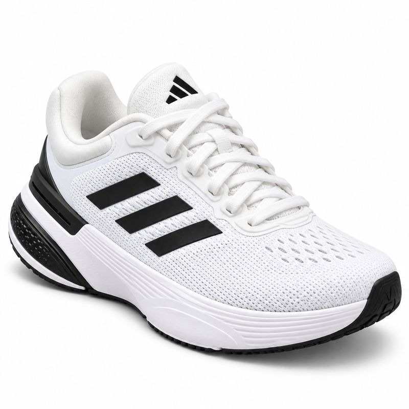 adidas Cushioned Road Running Shoes – Cloud White / Core Black – image 2