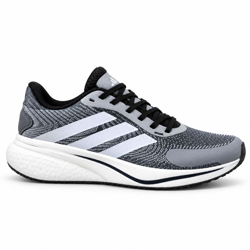 adidas Supernova Rise Running Shoes – Grey / White / Black – image 2