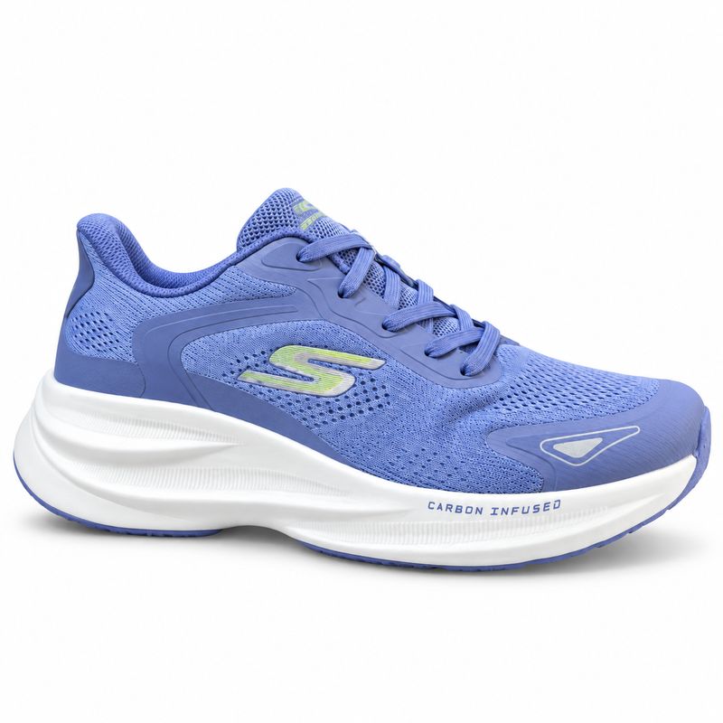 Skechers GO RUN Carbon-Infused Running Shoes – Blue / White – image 2