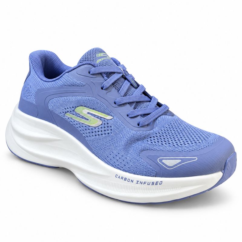 Skechers GO RUN Carbon-Infused Running Shoes – Blue / White – image 1