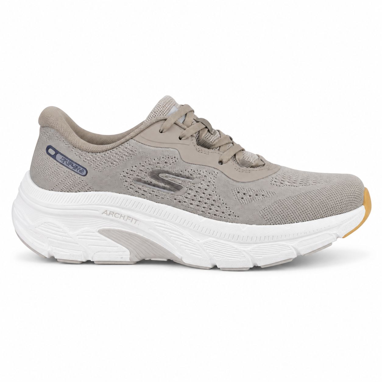 Skechers Cushioned Running Shoe – Sand — image 1