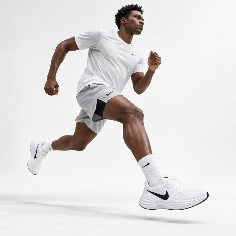 Nike Vomero Plus White/Black lifestyle running image