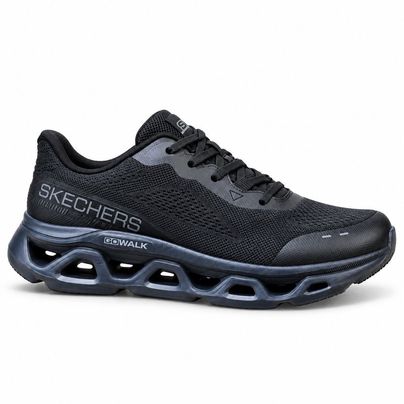Skechers GOrun Max Cushioning Glide-Step Fairmont Men’s Running Shoes – Black