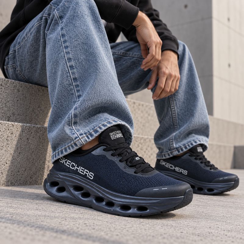 Skechers GO RUN Swirl Tech – Navy