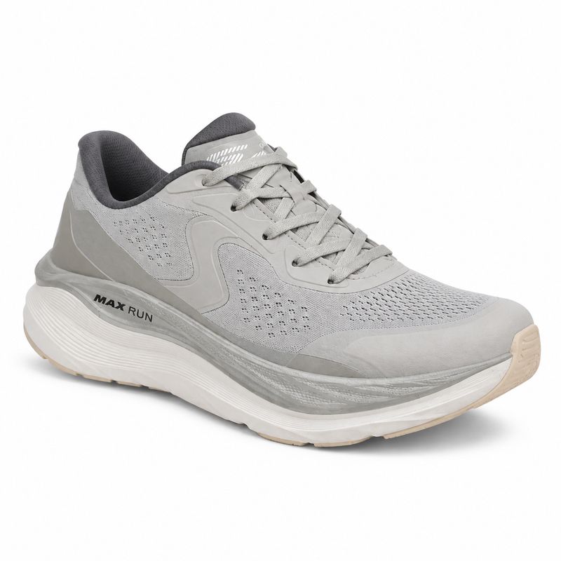 Skechers Max-Cushion Running Shoe – Light Grey — image 2