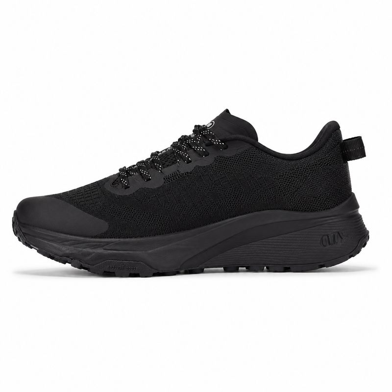 The North Face Knit Trail Running Shoes – Triple Black – image 2