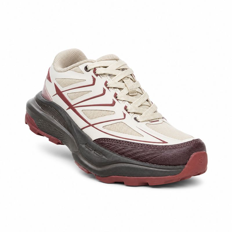 Salomon XT-EVR – Cream / Burgundy — image 2