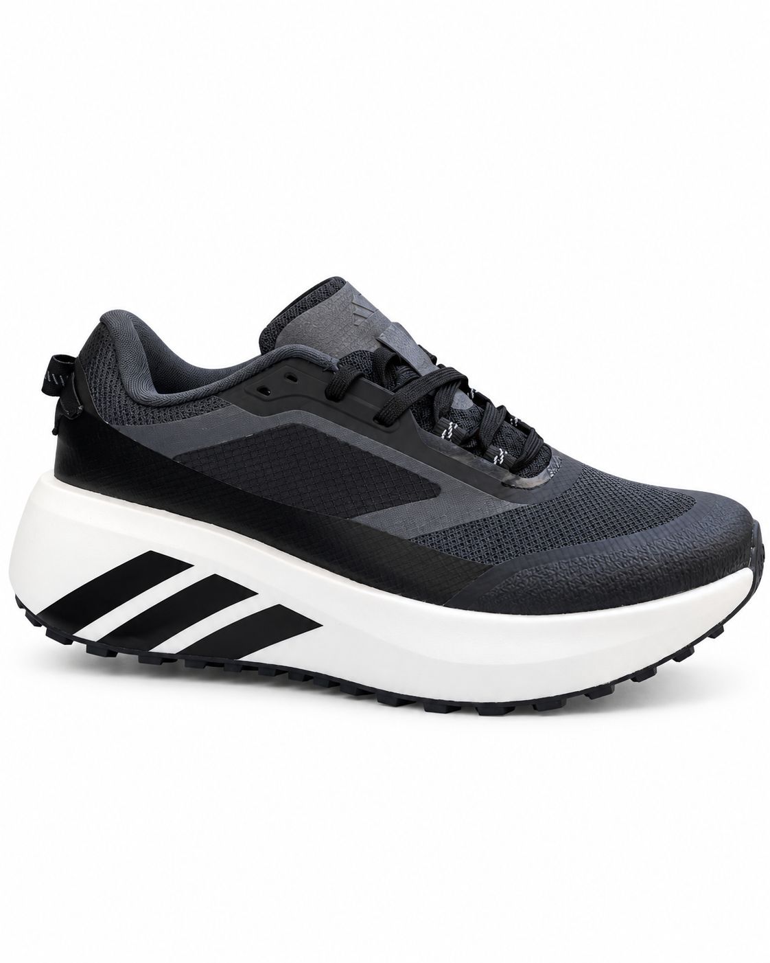 Adidas Hyperboost Running Shoes – Black / Charcoal Grey / White – main image