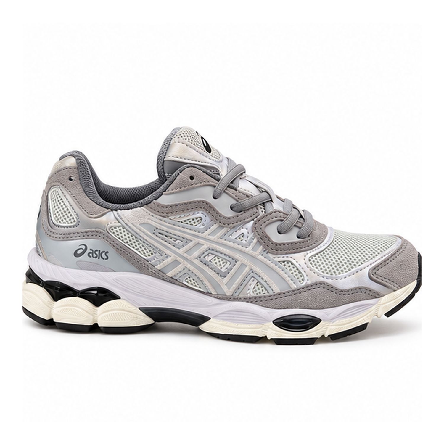 ASICS GEL-NYC Silver Grey / White sneaker - opposite side