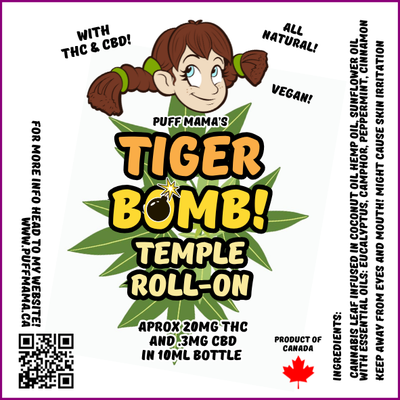 Tiger Bomb Neck &amp; Temple Roll-On