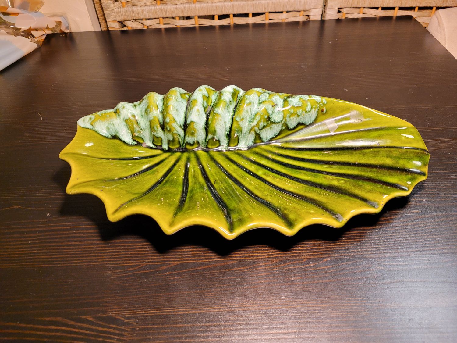 Vintage 1947 Clamshell Ashtray