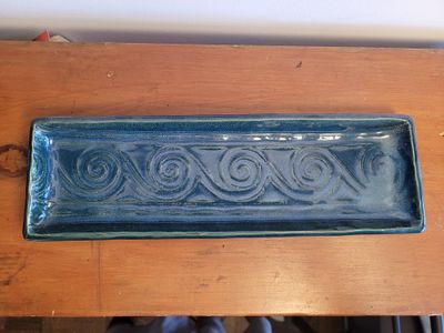 Long Ceramic Rolling Tray