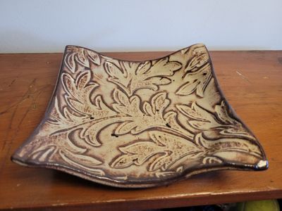 Beautiful Hand Made Ceramic Rolling Tray