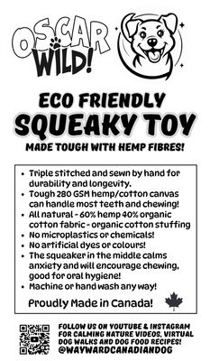 Hemp Dog Toy
