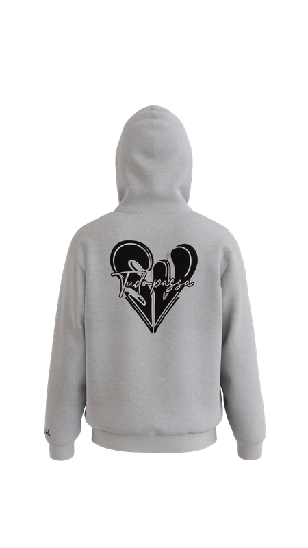 Tudo Passa Light Grey Hoodie