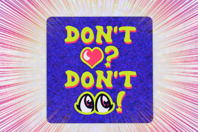 DON&#39;T LIKE? DON&#39;T LOOK MAGNET