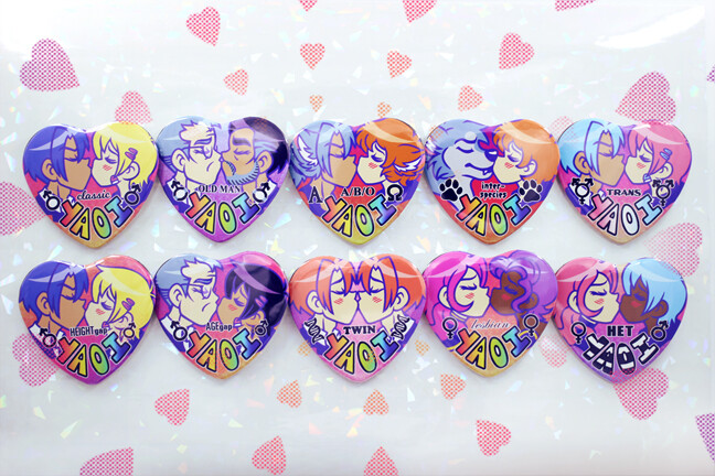 BESPOKE YAOI BUTTONS