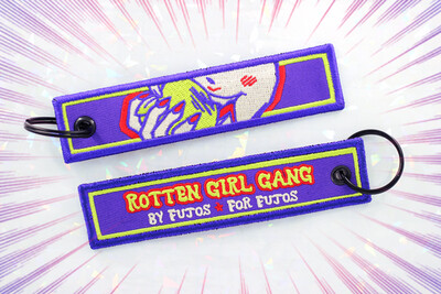 ROTTEN GIRL GANG EMBROIDERED KEYCHAINS