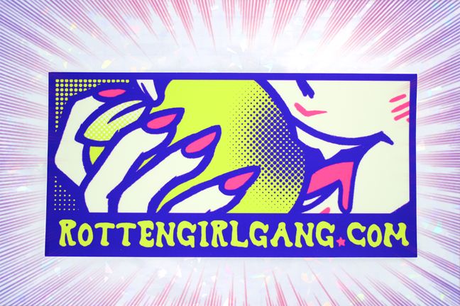 ROTTEN GIRL GANG BUMPER STICKER