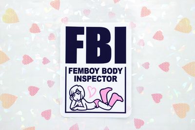 FBI STICKER