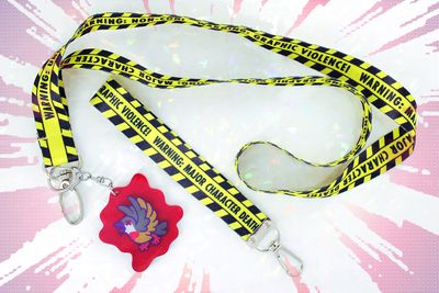 CONTENT WARNING LANYARD &amp; WRIST STRAP