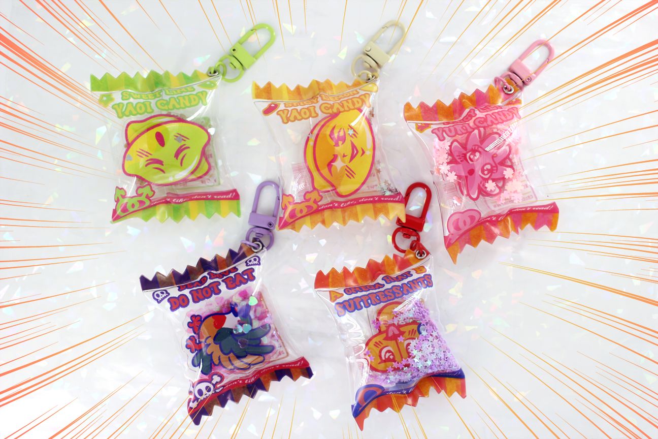 YAOI CANDY KEYCHAINS