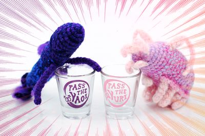 PASS THE YAOI AND YURI SHOT GLASSES