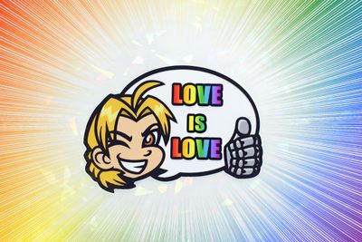 LOVE IS LOVE STICKER