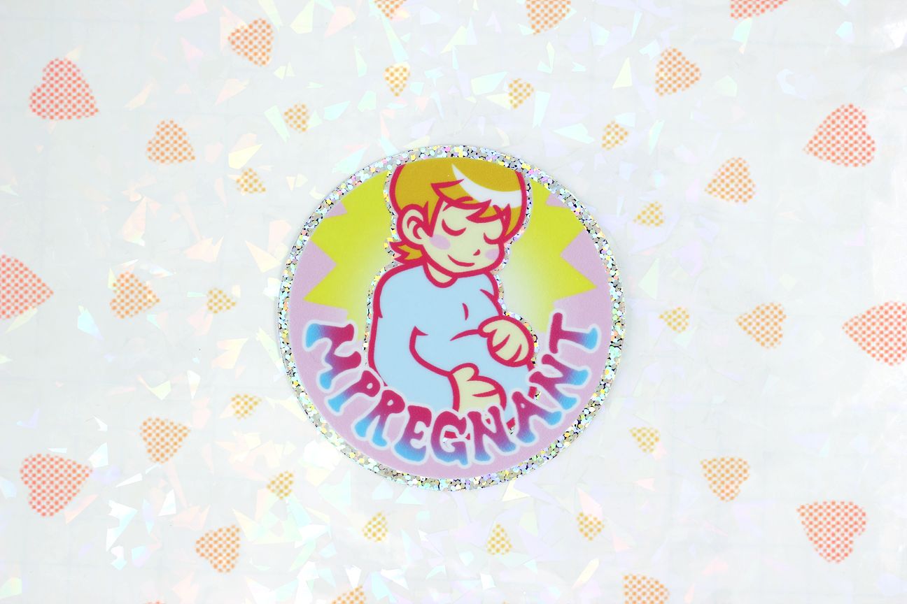 MPREGNANT STICKER
