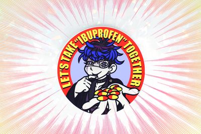 &quot;IBUPROFEN&quot; STICKER