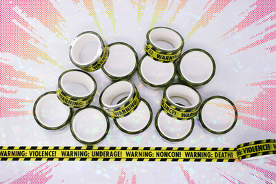 CONTENT WARNING WASHI TAPE