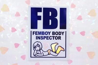 FBI STICKER