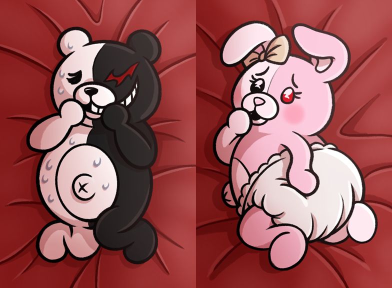 MONOKUMA &amp; MONOMI PILLOW DAKI