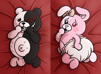 MONOKUMA &amp; MONOMI PILLOW DAKI
