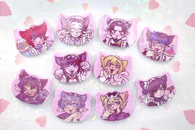CATBOY MAID BUTTONS