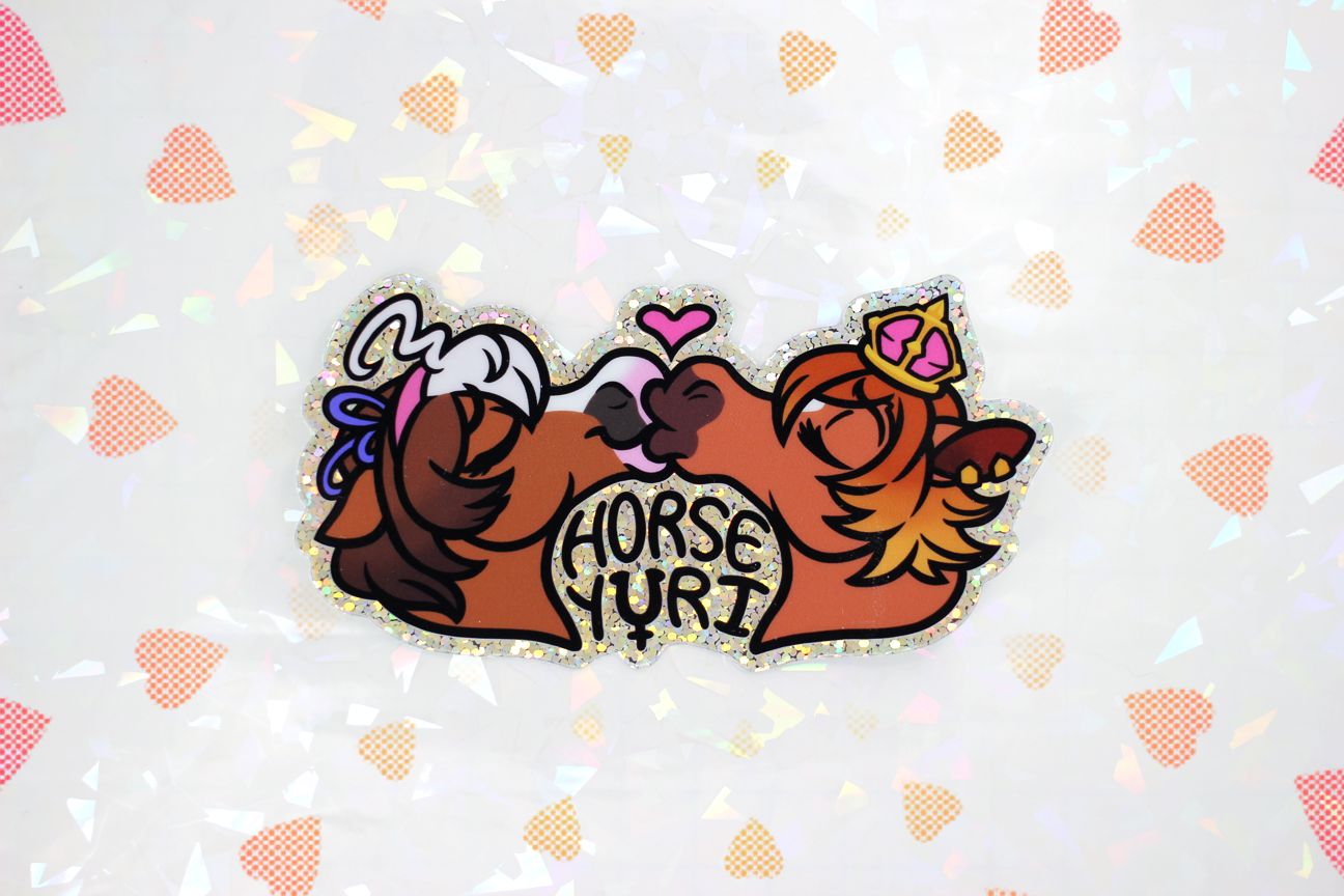HORSE YURI STICKER