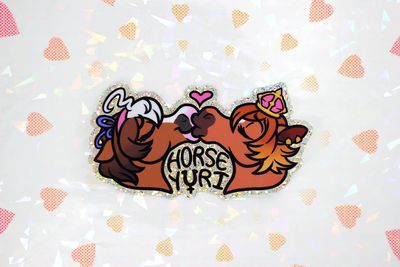 HORSE YURI STICKER