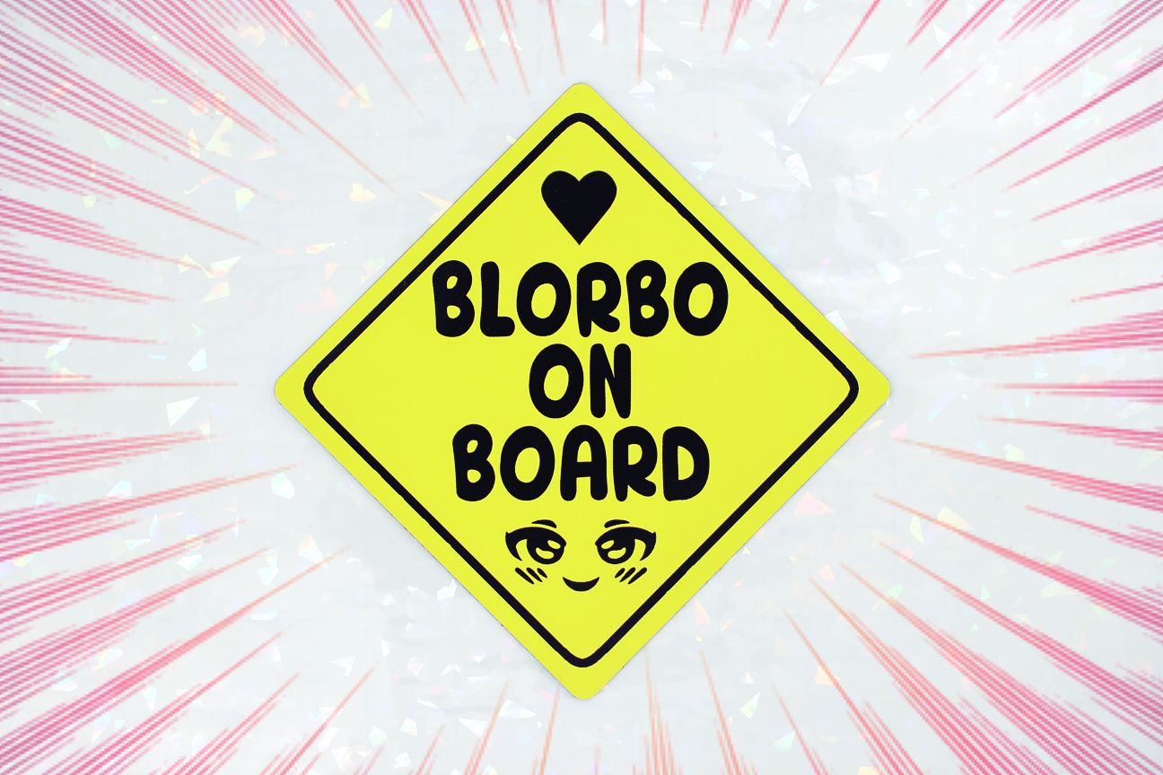 BLORBO ON BOARD MAGNET