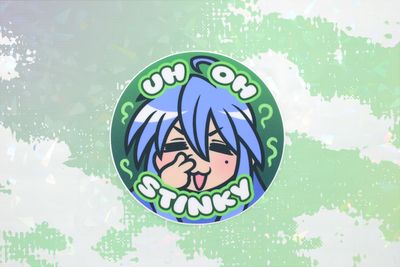 UH OH STINKY STICKER