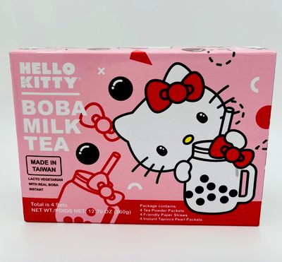 Hello Kitty Boba Milk Tea Set