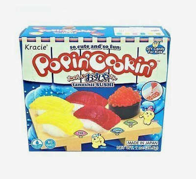 Kracie Popin&#39; Cookin&#39; Diy Japanese Candy Kit, Tanoshii Sushi Shop