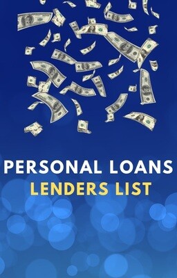 PERSONAL LOAN LENDERS LIST