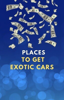 PLACES TO BUY AN EXOTIC CAR