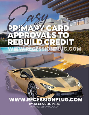 EASY PRIMARY CARD APPROVALS REBUILD CREDIT EBOOK