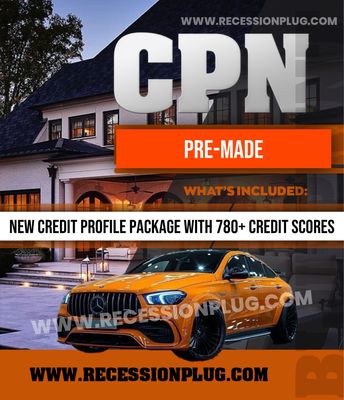 Pre-Made New Credit Profile Package with 780+ Credit Scores (Same Day)