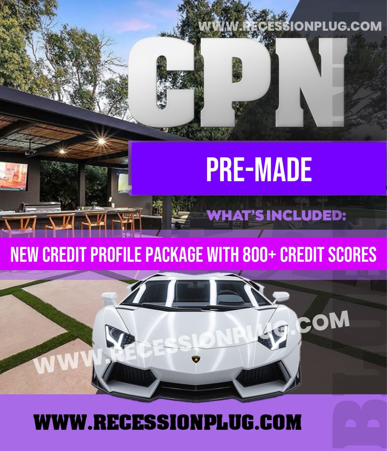 Pre-Made New Credit Profile Package with 800+ Credit Scores (Same Day)